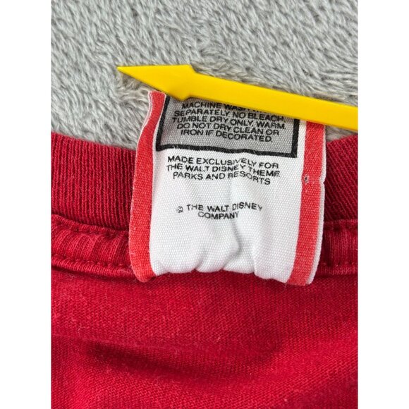 Vintage Winnie Pooh Bear T-Shirt Walt Disney World Red XXL Made in USA 2000's - Picture 5 of 8